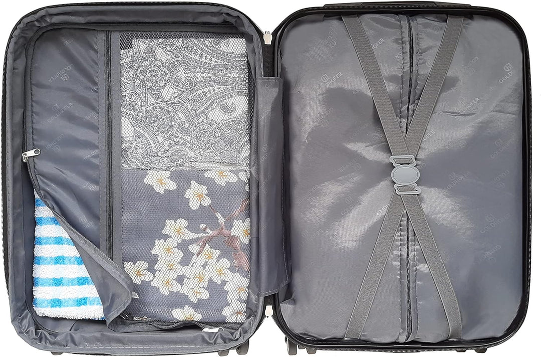 Goldhofer® Reisekoffer Set in 3 Grössen und 6 Farben (Anthrazit)