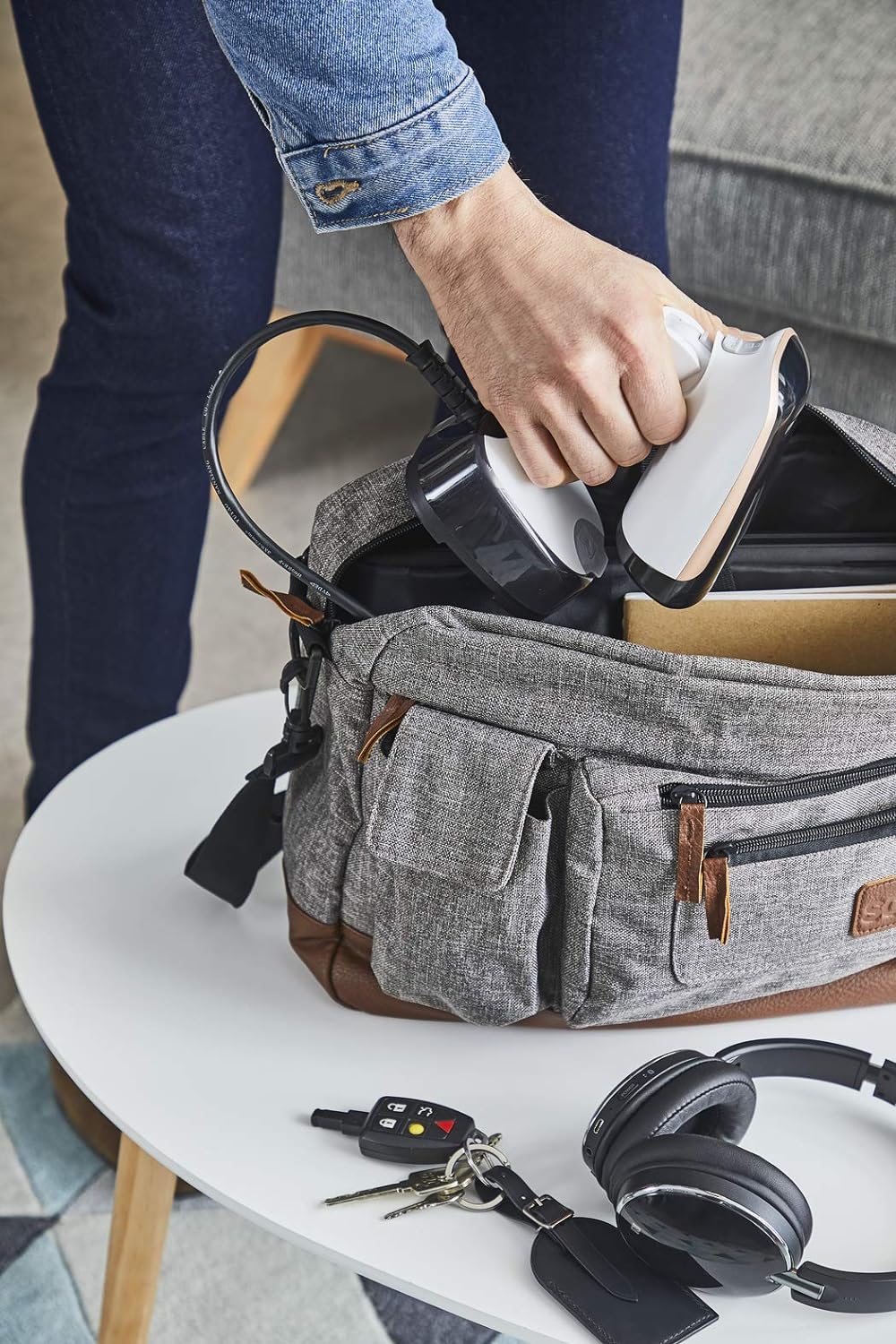 Calor Access Steam Pocket Dampfglätter, ultrakompaktes Design, 15 Sekunden, 1300 W, kontinuierliche