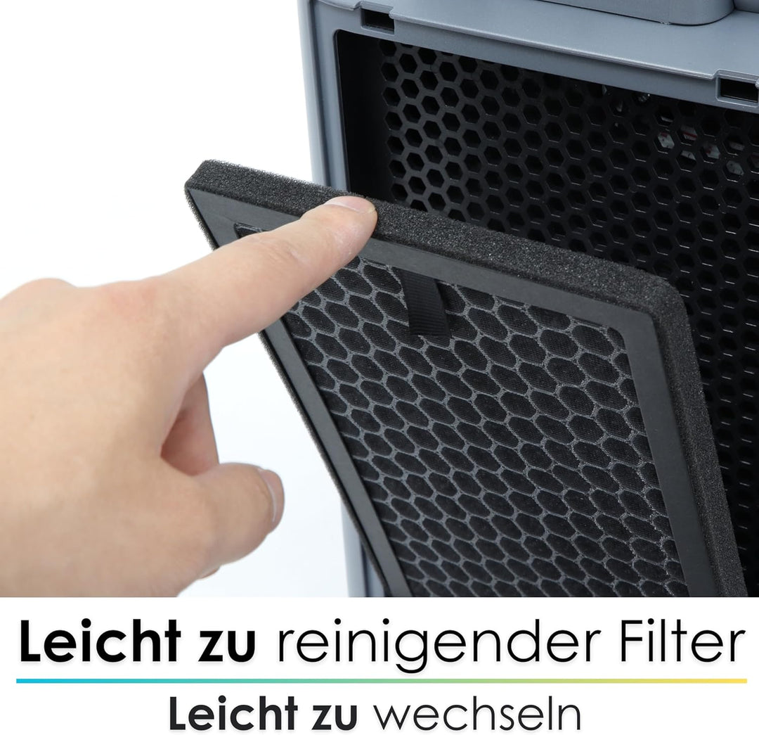 Turmventilator | Ventilator sehr leise | Fernbedienung | Oszillierend | LED-Display | 3 Modi | 12 St
