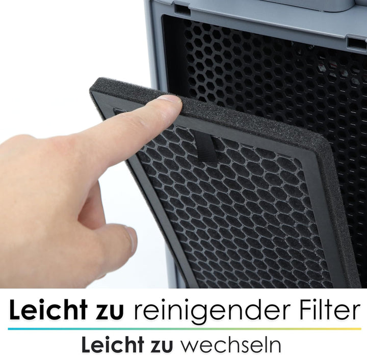 Turmventilator | Ventilator sehr leise | Fernbedienung | Oszillierend | LED-Display | 3 Modi | 12 St