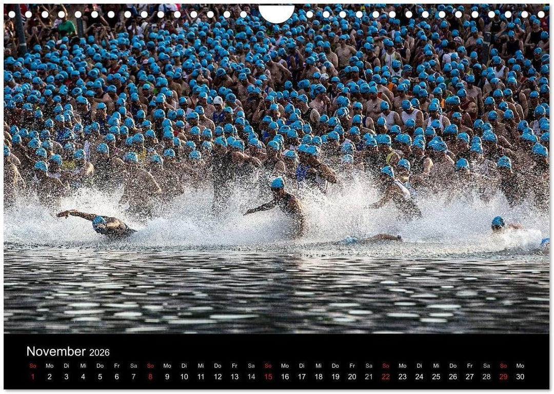TRIATHLON 2026 (Wandkalender 2026 DIN A4 quer), CALVENDO Monatskalender: Triathlon Kalender 2016 (CA