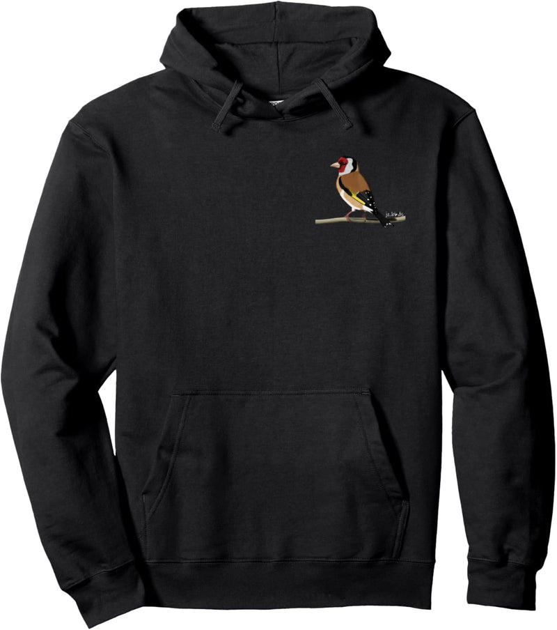 Stieglitz Vogel Singvogel Vogelfreund Ornithologe Biologe Pullover Hoodie