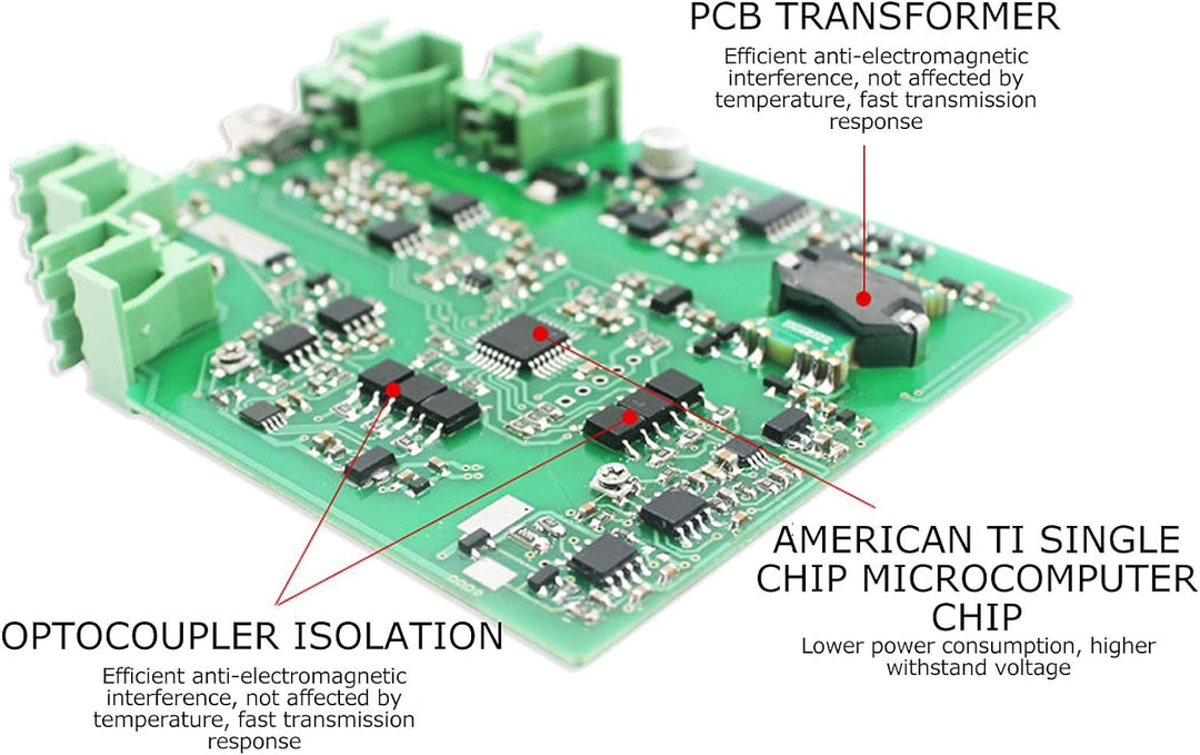 Stromsignal-Aufbereiter, 0-10V bis 0-10V Hochzuverlässiger Signalisolator für 2- oder 3-Leiter-Trans