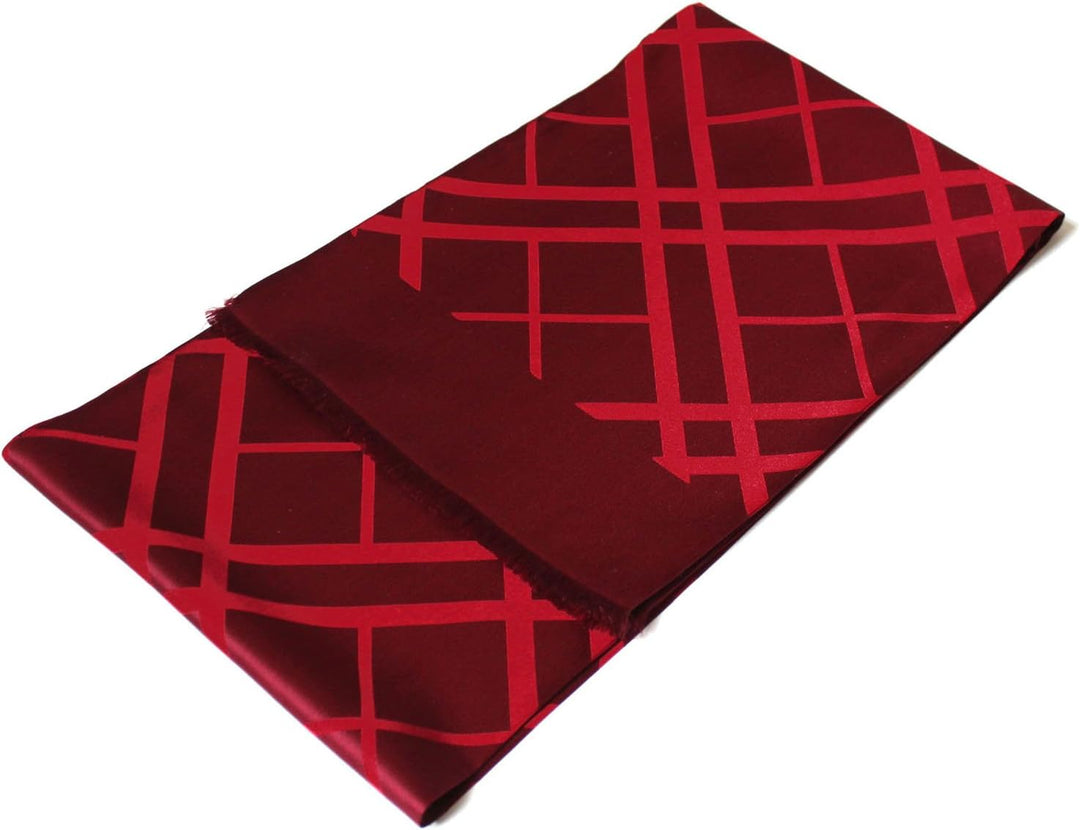 Lorenzo Cana Herren Schal aus 100% Seide aufwändig jacquard gewebter Damast Seidenschal Seidentuch T