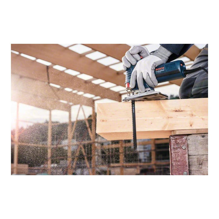 Bosch 3x Stichsägeblatt T 344 DF Speed for Hard Wood (für hartes Holz, gerader Schnitt, Professional