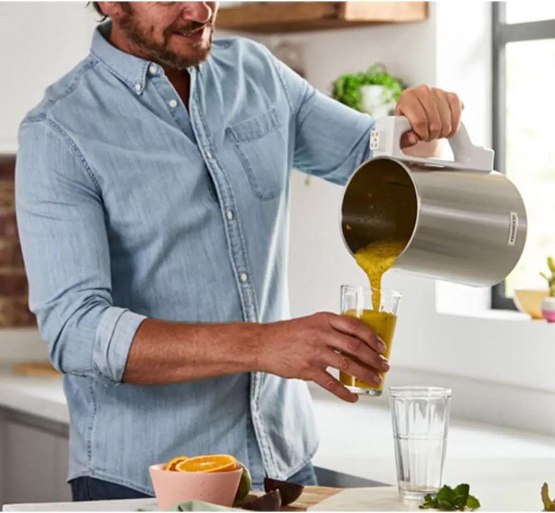 Kenwood SoupEasy CBL01.000BS, Elektrische SoepMaker met EasyPour Tuit, 1.5L Capaciteit, Triblade Tec