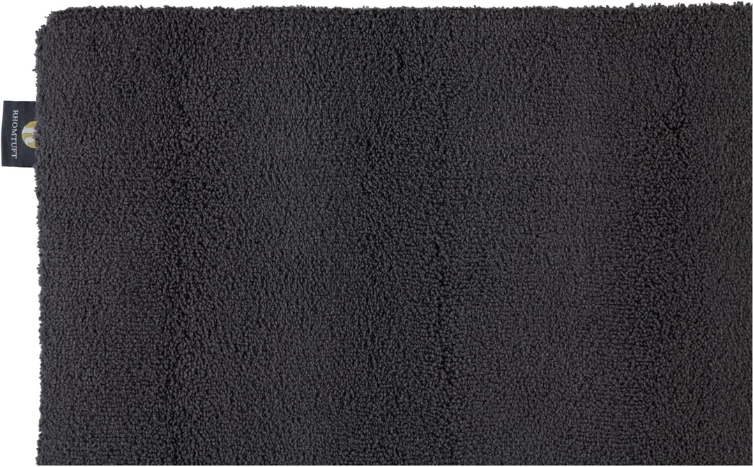 Rhomtuft Badteppiche Square Zinn - 02 50x60 cm, 50x60 cm