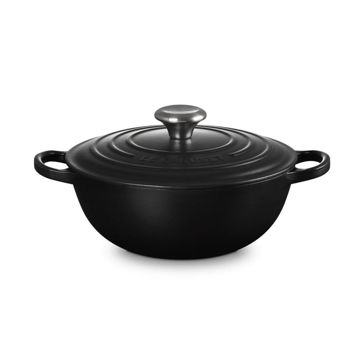 Le Creuset Marmite Bräter Signature 'Mattschwarz' Ø24cm / 3,1L