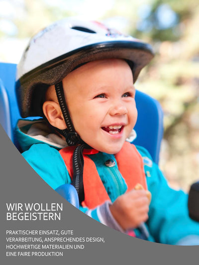 BAMBINIWELT Ersatzbezug Sitzkissen Bezug Auflage für Fahrradsitz kompatibel mit Römer Jockey meliert