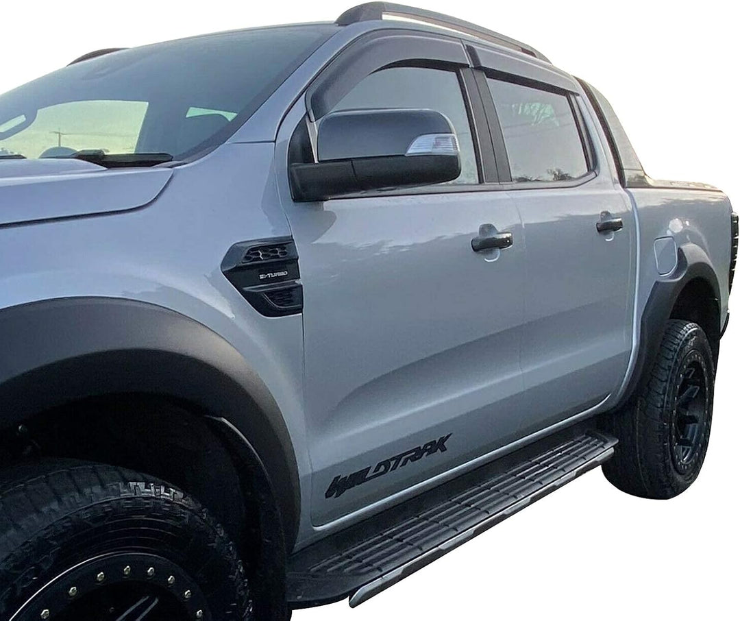 Windabweiser für Ford Ranger Doppelkabine T6 T7 T8 2012-2022 Wildtrak XL XLT Limited Stormtrak Wolft