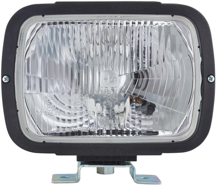 HELLA - Halogen-Hauptscheinwerfer - 12/24V - Referenzzahl: 17.5 - Bügelbefestigung/Anbau - Stecker: