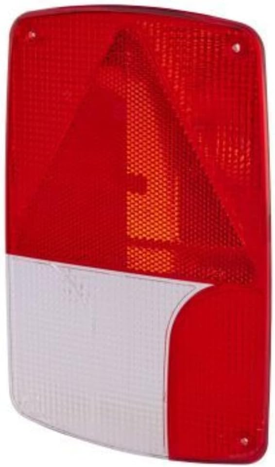 HELLA - Heckleuchte - Glühlampe - 12V - Anbau/geschraubt - Lichtscheibenfarbe: weiss/rot - Kabel: 20