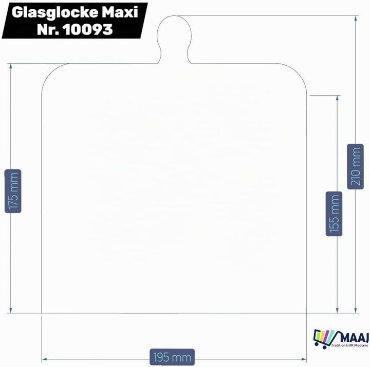 MAAJ edle GLASGLOCKE LUXUS FÜR GIROLLE-KÄSEHOBEL TETE DE MOINE ROSAN SCHOKOLADE KÄSE WURST GEBÄCK PR