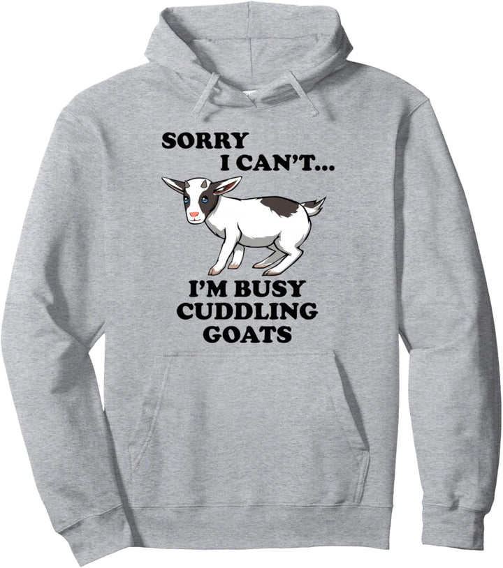 Kuscheln meine Ziegen Bauernhof Tier Haustier Pullover Hoodie