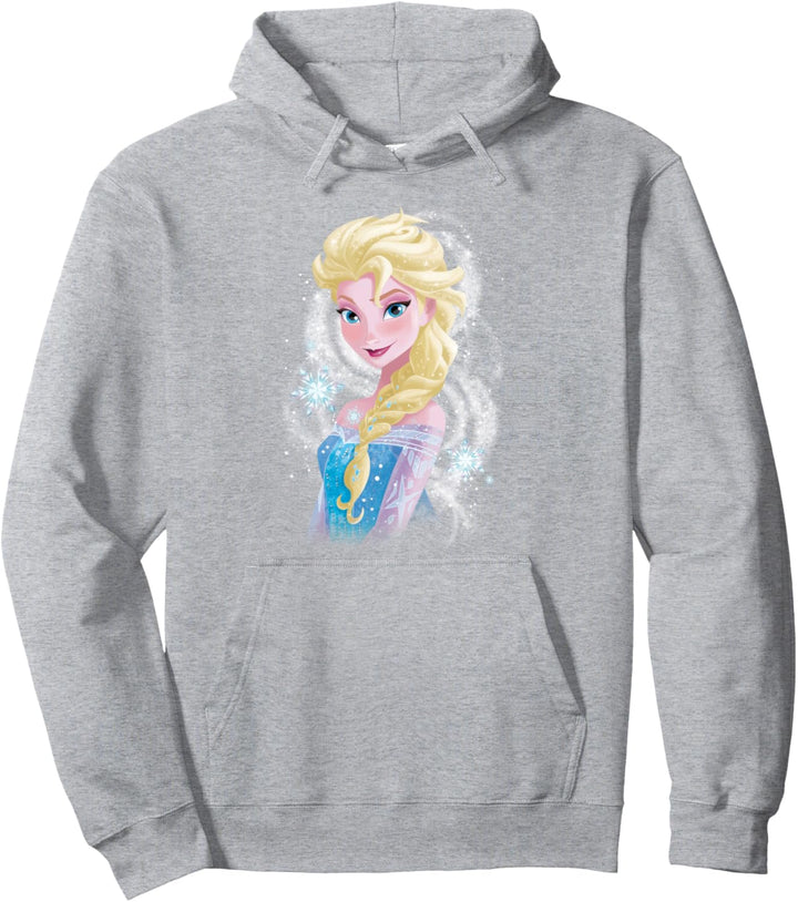 Disney Frozen Elsa Snowflake Swirls Pullover Hoodie
