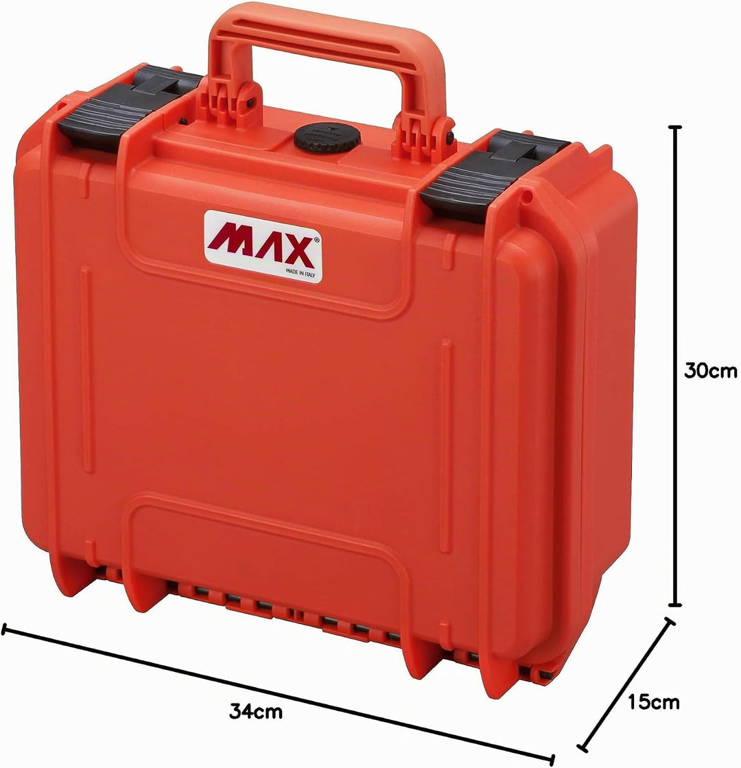MAX MAX300S.001 Koffer, wasserdicht, orangefarben MAX 300S (300 x 225 x 132 mm) Orange, MAX 300S (30