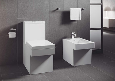 Grohe Essentials Cube Handtuchring, 24 Eckig Einzeln, Eckig Einzeln