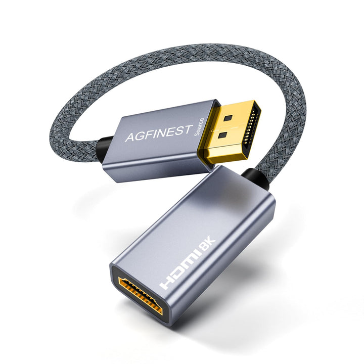 DisplayPort Adapter 1.4 auf HDMI 2.1 Unidirektional - 8 K @ 60 Hz 4 K @ 240 Hz, Quelle DP auf HDMI D