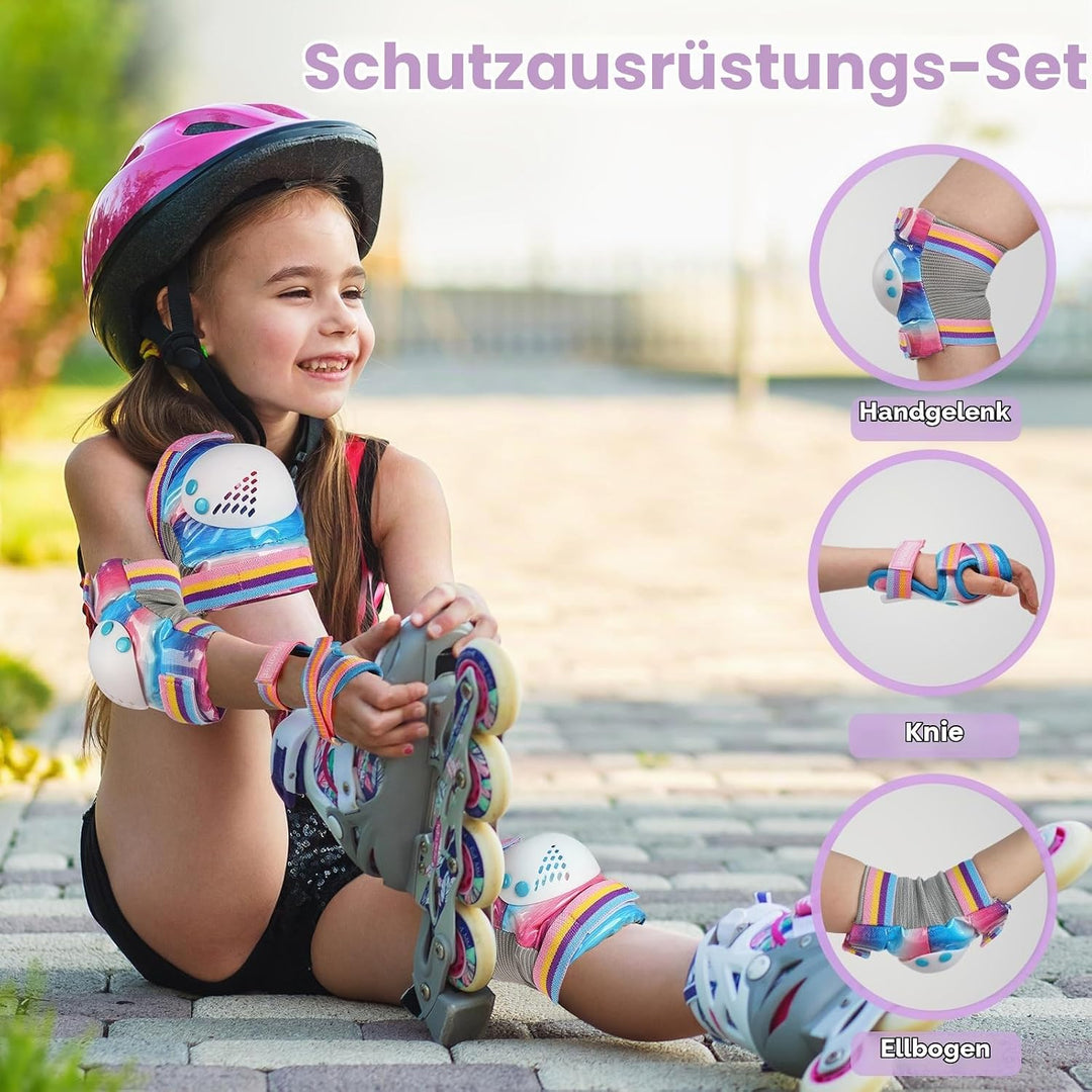 BOSONER Knieschoner Kinder Schoner Inliner: Protektoren Knieschützer Kinder Knie und Ellenbogenschüt