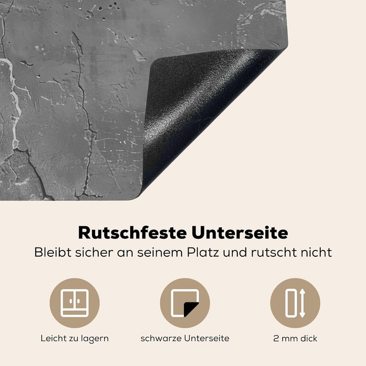 KitchenYeah© Herdabdeckplatte 70x52 cm Einteilig Ceranfeld Abdeckplatte für Induktionsschutz Ceranfe