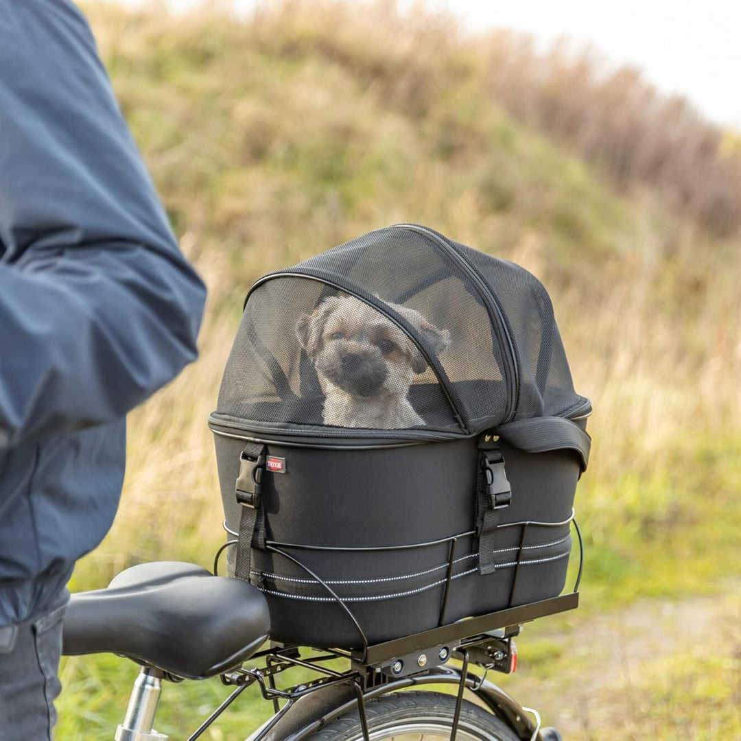 Trixie 13118 Fahrradkorb für breite Gepäckträger, 29 × 42 × 48 cm,