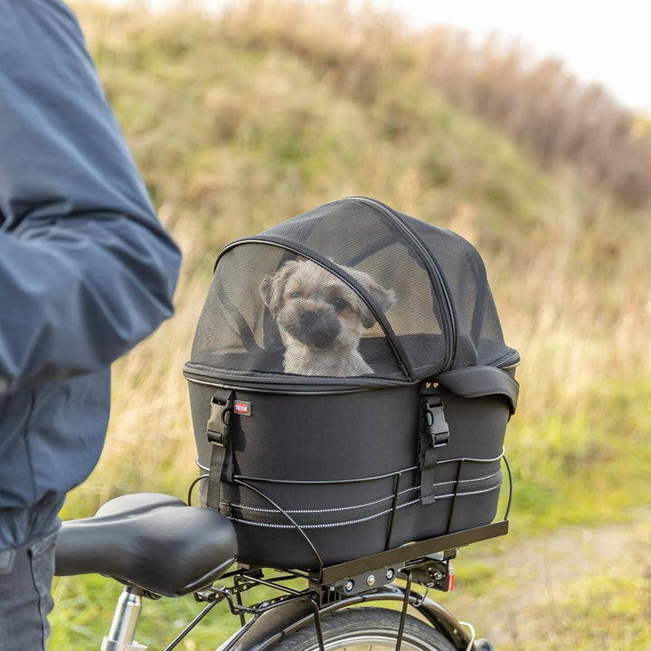 Trixie 13118 Fahrradkorb für breite Gepäckträger, 29 × 42 × 48 cm,