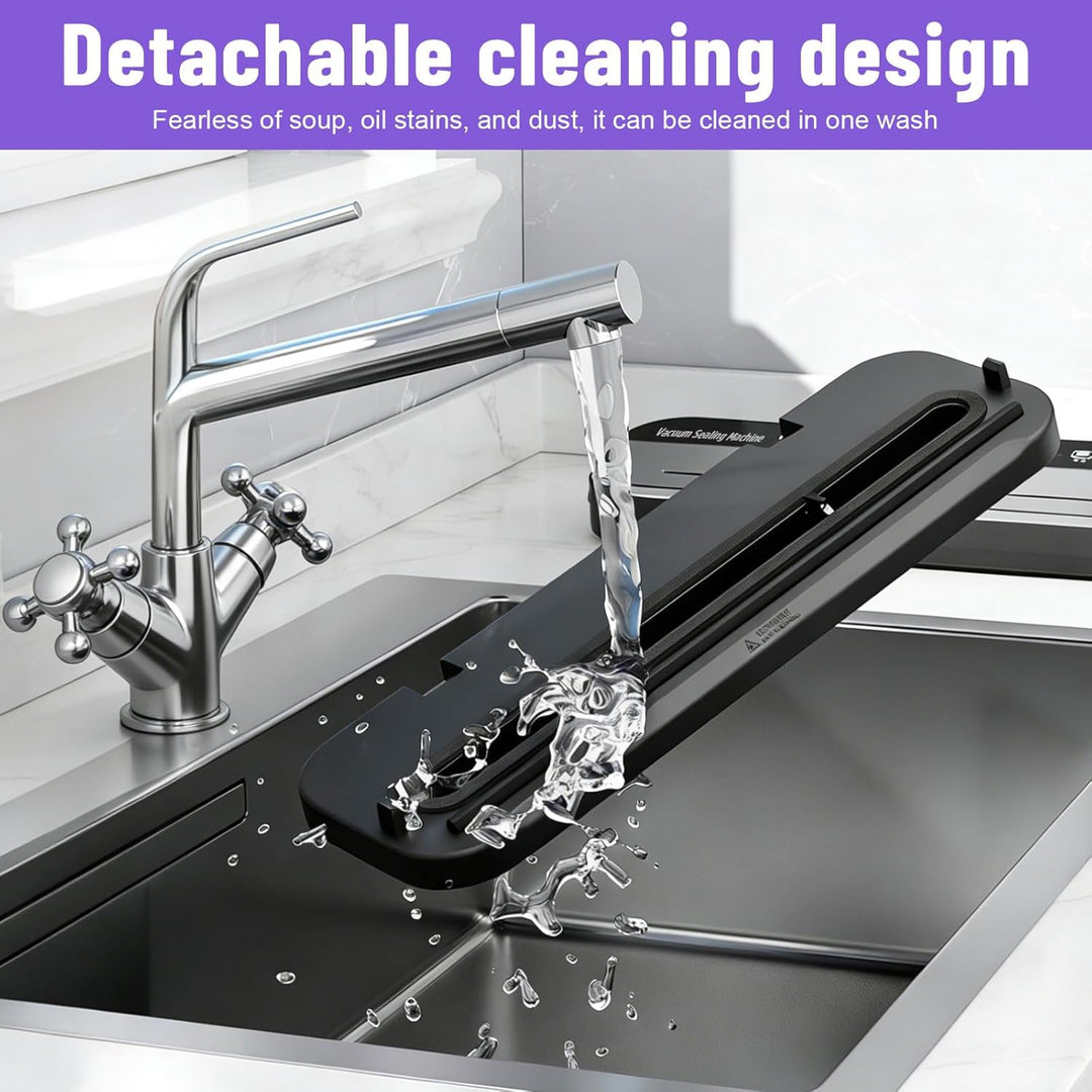 Multifunktional Vakuumiergerät, 75kPa Vakuumierer für Lebensmittel, Folienschweissgerät für Trockene