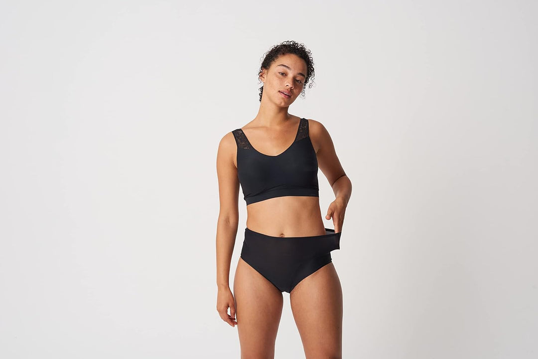 Chantelle Damen Soft Strech Taillenslip Einheitsgrösse Schwarz, Einheitsgrösse Schwarz