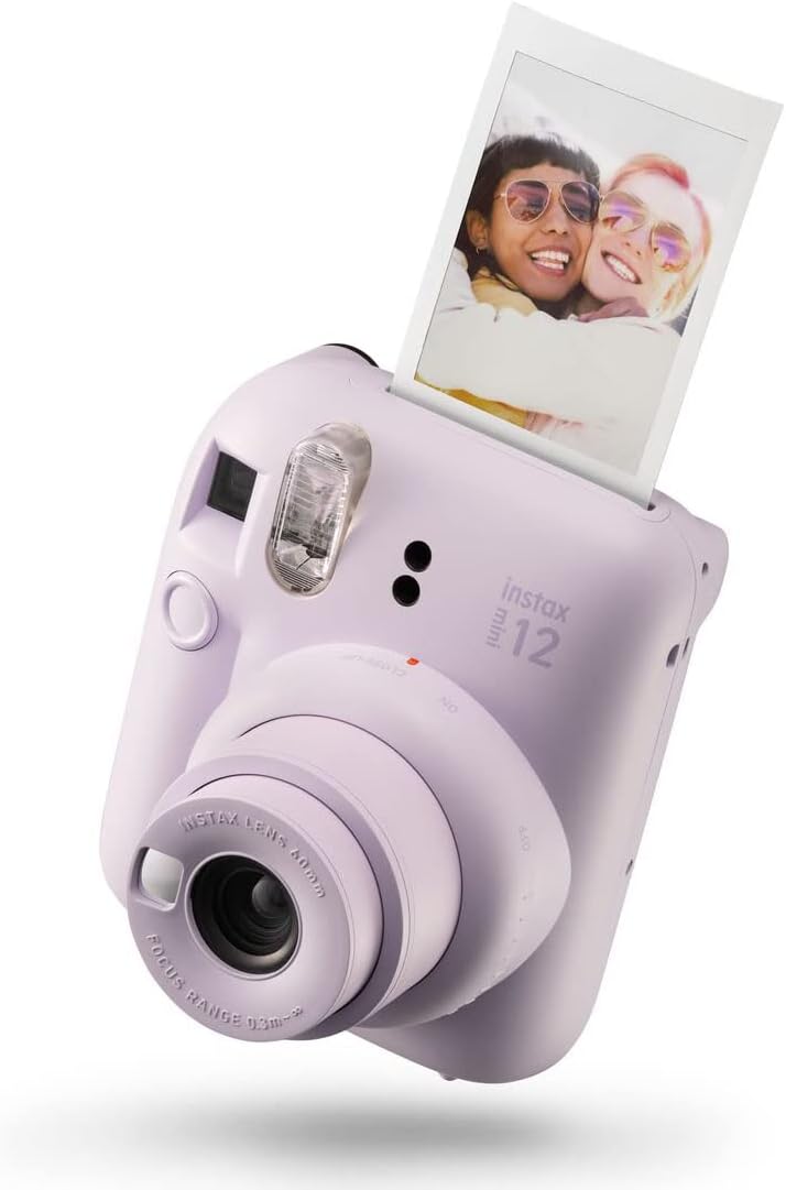 Fujifilm Instax Mini 12 Sofortbildkamera mit 40 Aufnahmen, Lilac Purple