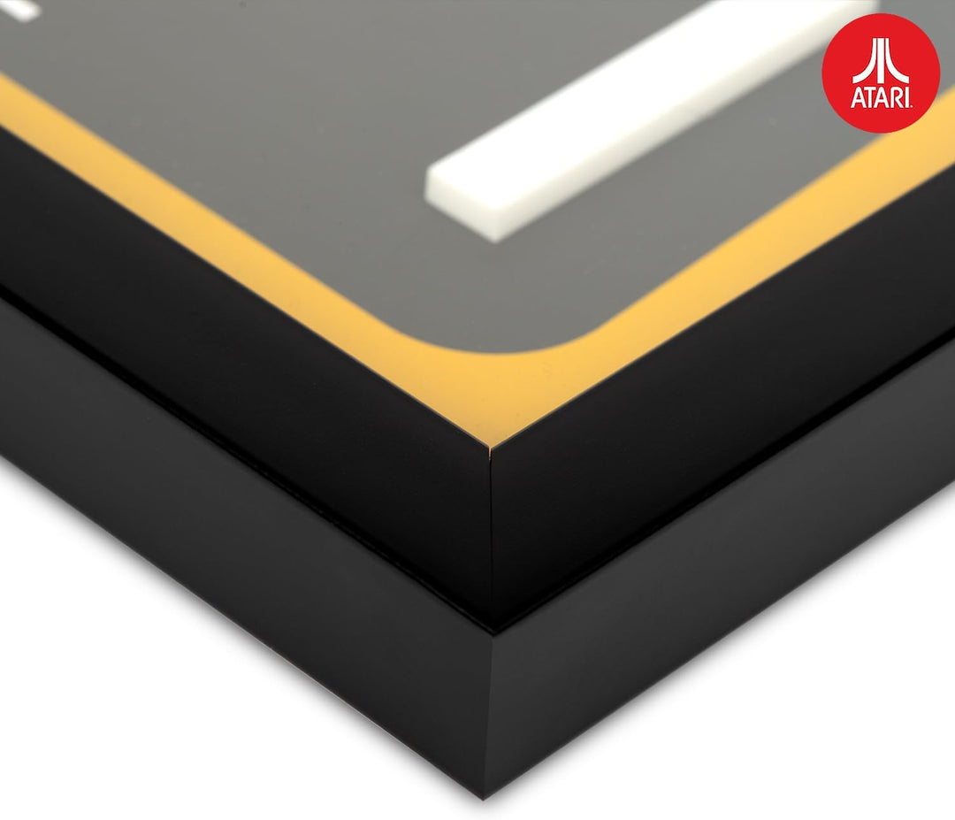 Offizielle Atari 3D-Wandkunst, authentische Pong-Kollektion für Gaming-Setup, Gamer-Tapete, Spielzim