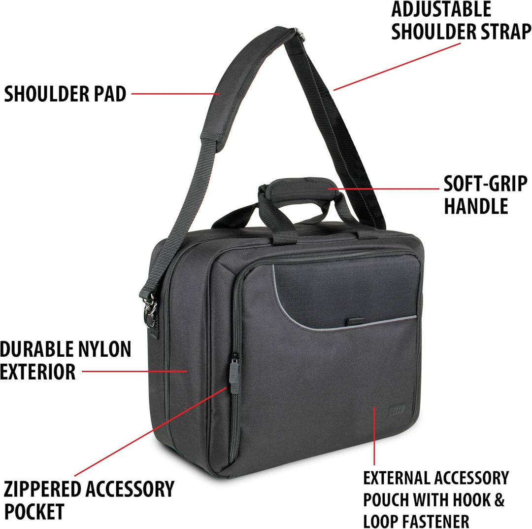 USA Gear Electronics Reiseorganisator Tech Bag Case Ablagefächer, Verstellbarer Schultergurt und gep
