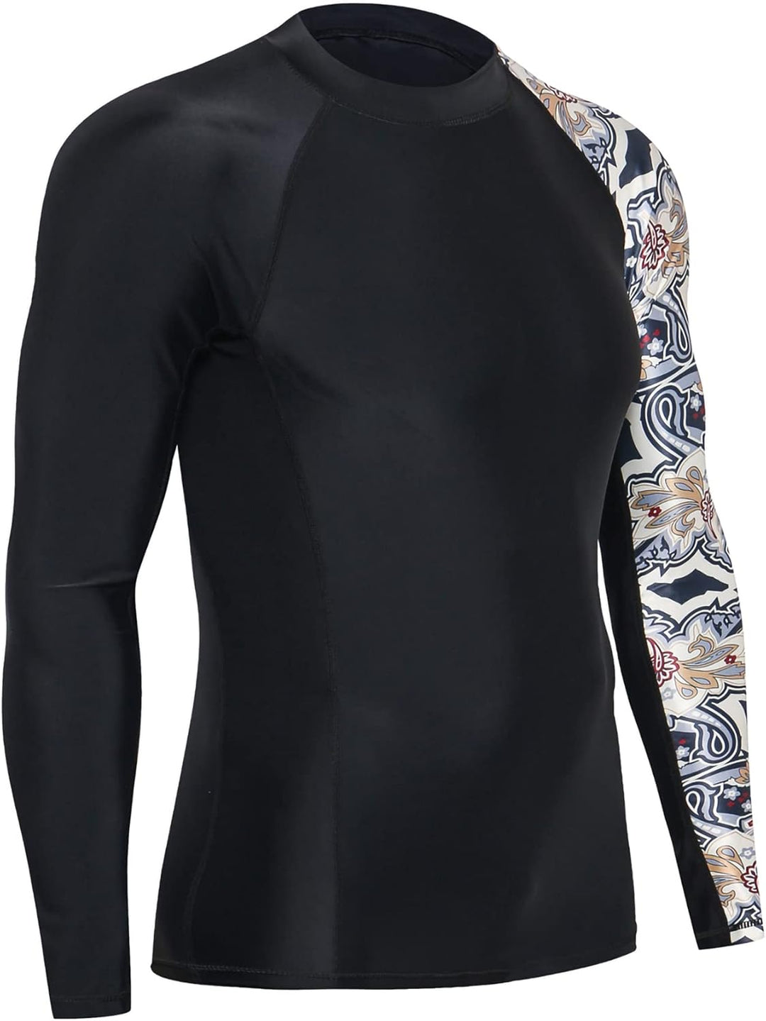 HUGE SPORTS Herren Spleiss Rashguard Langarm Rash Guard Shirt Langarmshirt alle Outdoor Aktivitäten