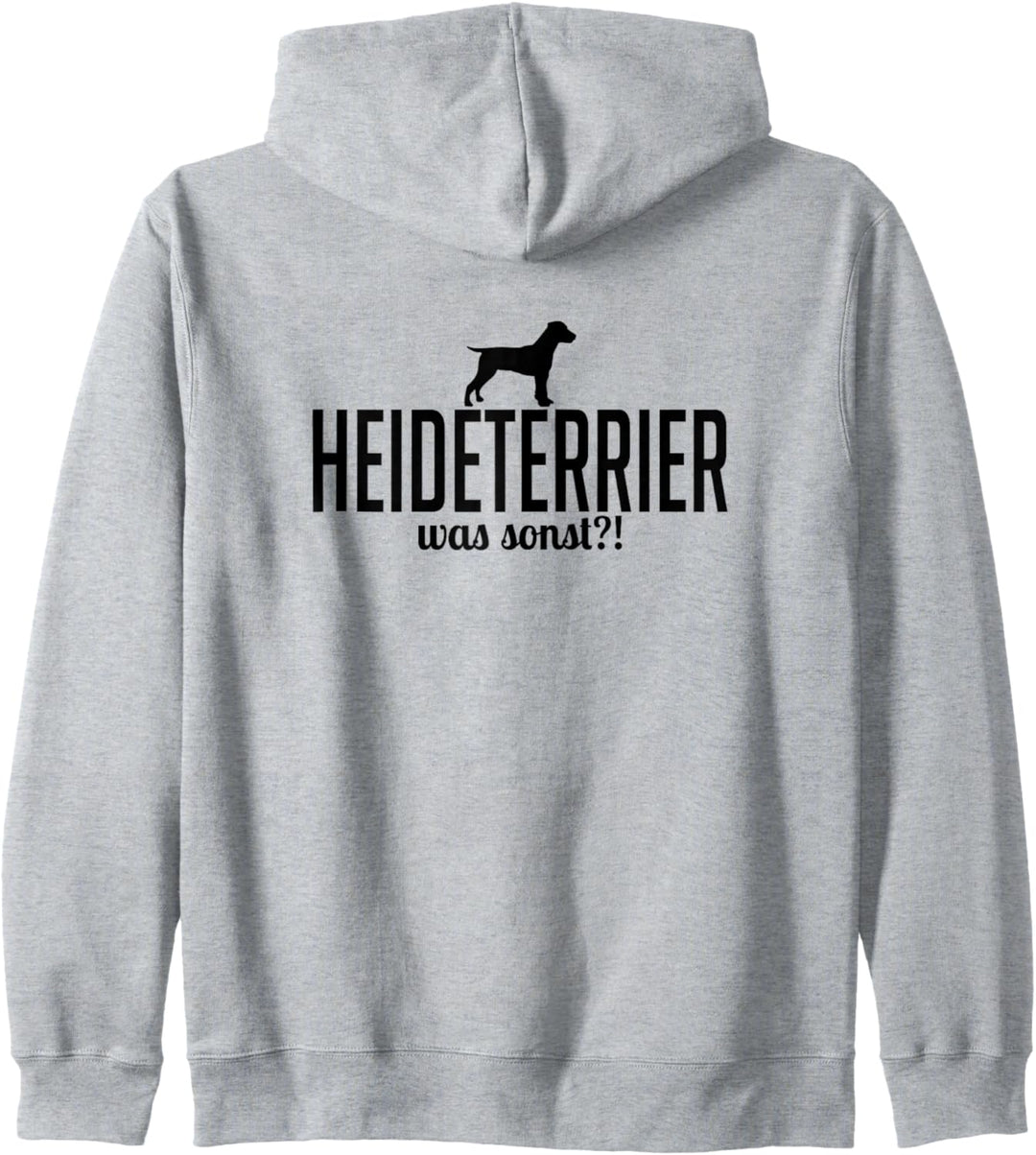 Heideterrier was sonst Jagdhunde Hund Hundespruch Kapuzenjacke