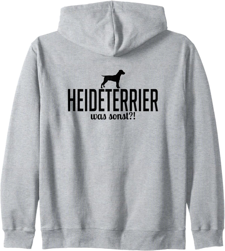 Heideterrier was sonst Jagdhunde Hund Hundespruch Kapuzenjacke