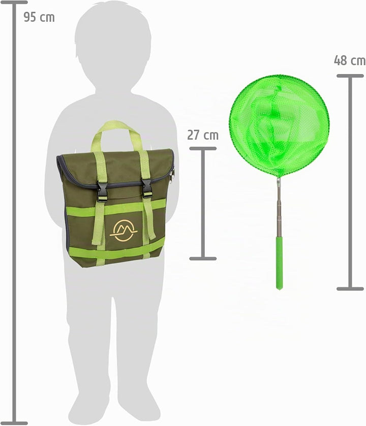 small foot Entdeckerrucksack „Discover“, Outdoorspielzeug für Ausflüge in die Natur, für Kinder ab 3