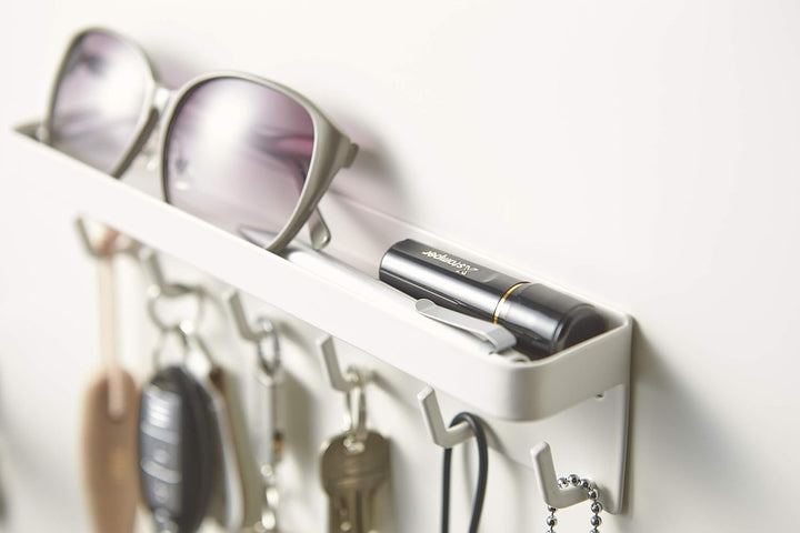 Magnetic key hook with tray - Smart - white Weiss, Weiss