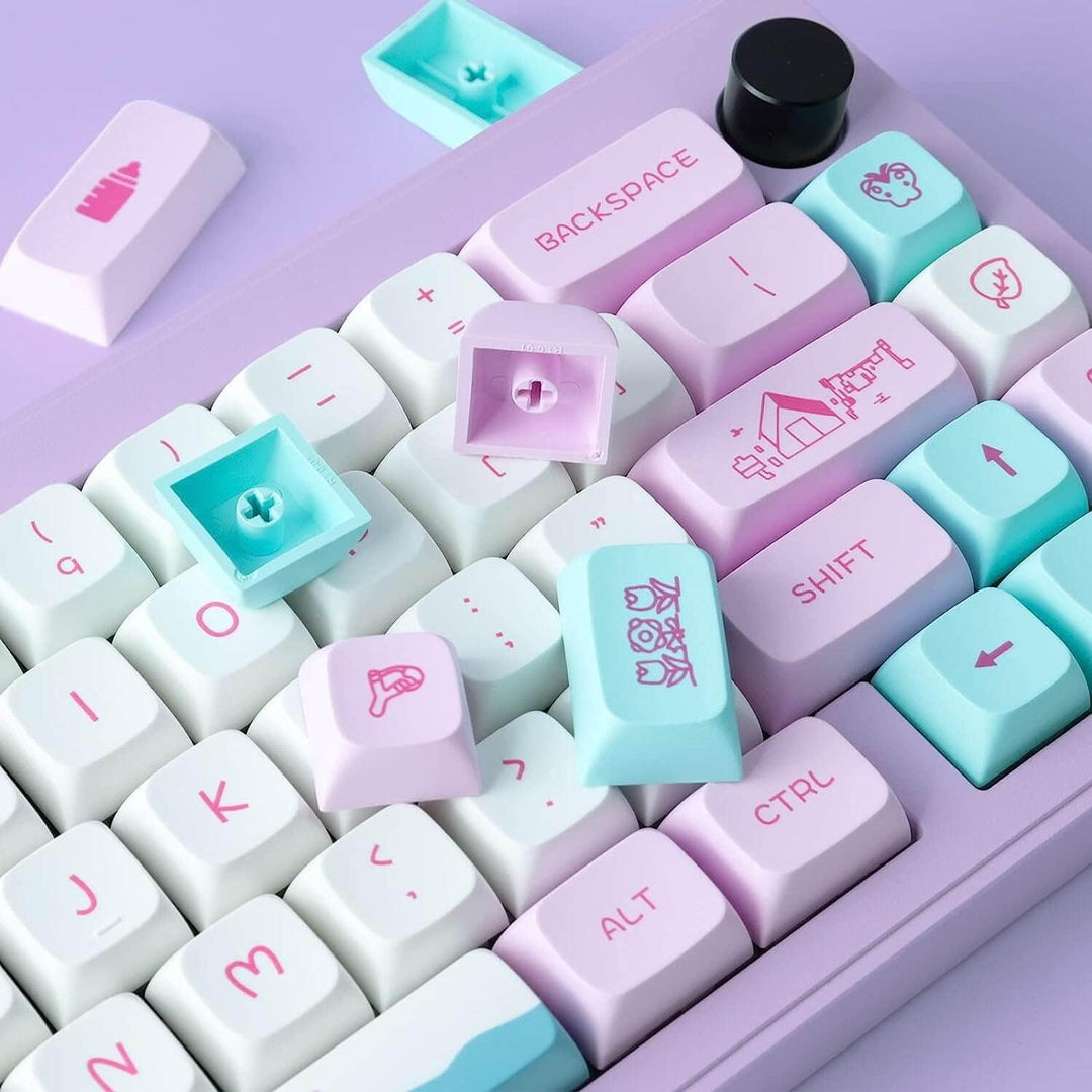 PBT Keycaps 138 Tasten XDA Profile Dye-Sublimation Custom Cute Keycaps für Gateron Cherry MX Schalte