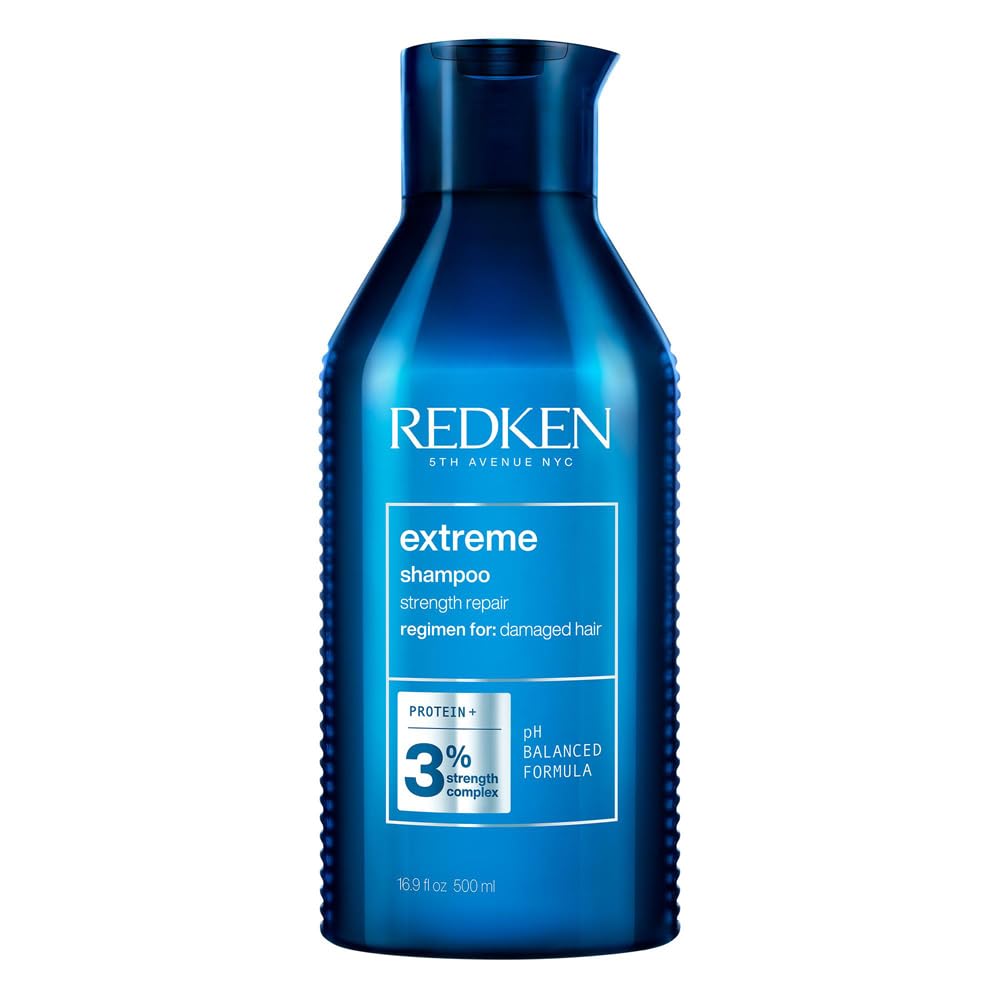 Redken Haarshampoo für sprödes und geschädigtes Haar, Anti Haarbruch, Mit Sojaproteinen, Ceramiden,