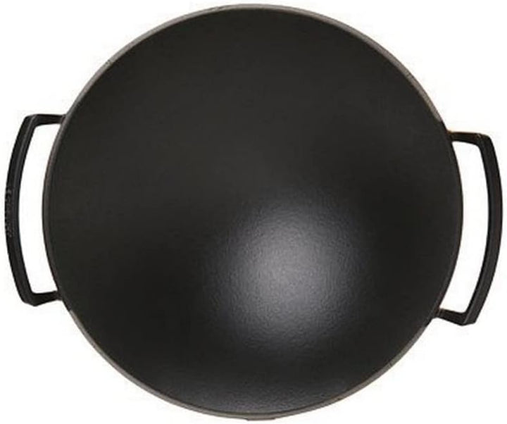 Le Creuset Gusseisen-Wok mit Glasdeckel, Ø 36 cm, 4,5 L, Ofenrot, 25304360900460, Ofenrot
