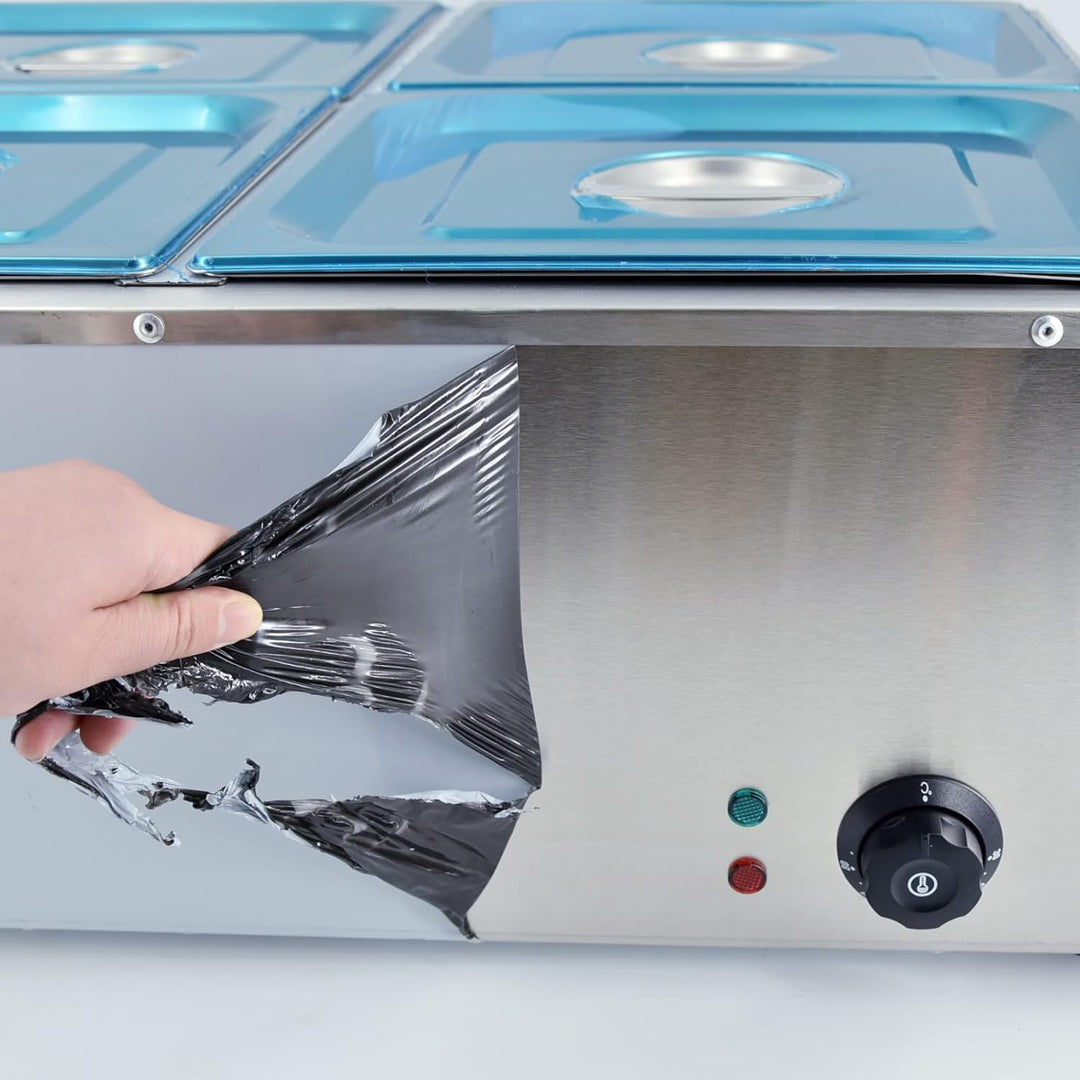 TAIMIKO Elektrisches Maria-Badezimmer, Edelstahl, 220 V, professionell, mit 4 Behältern, für Frühstü
