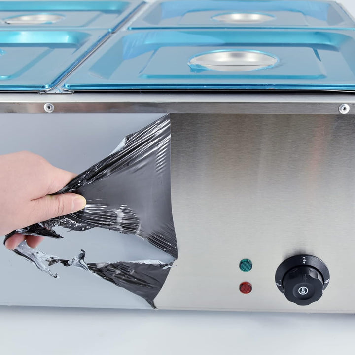 TAIMIKO Elektrisches Maria-Badezimmer, Edelstahl, 220 V, professionell, mit 4 Behältern, für Frühstü