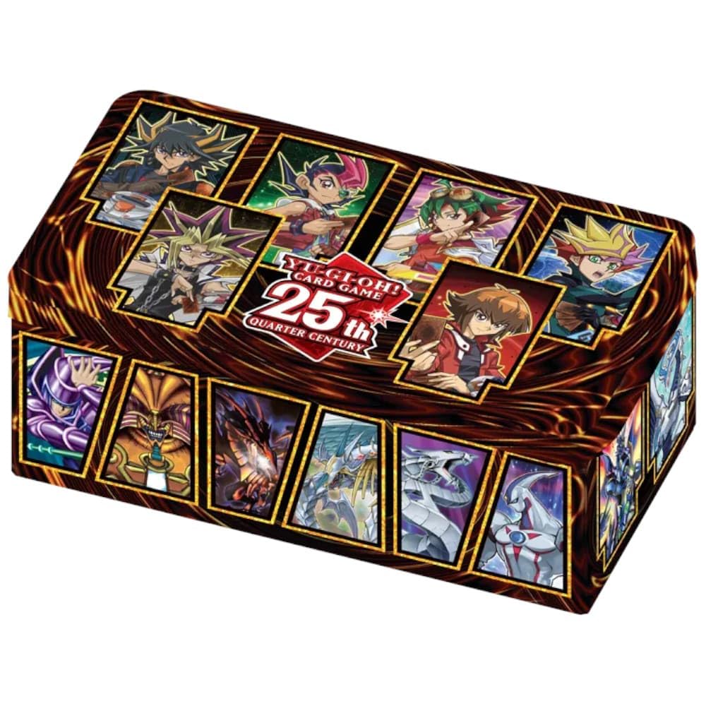 Yu-Gi-Oh! TRADING CARD GAME Tin of Dueling Heroes 25th Anniversary – Deutsche Ausgabe, 1. Auflage Ti