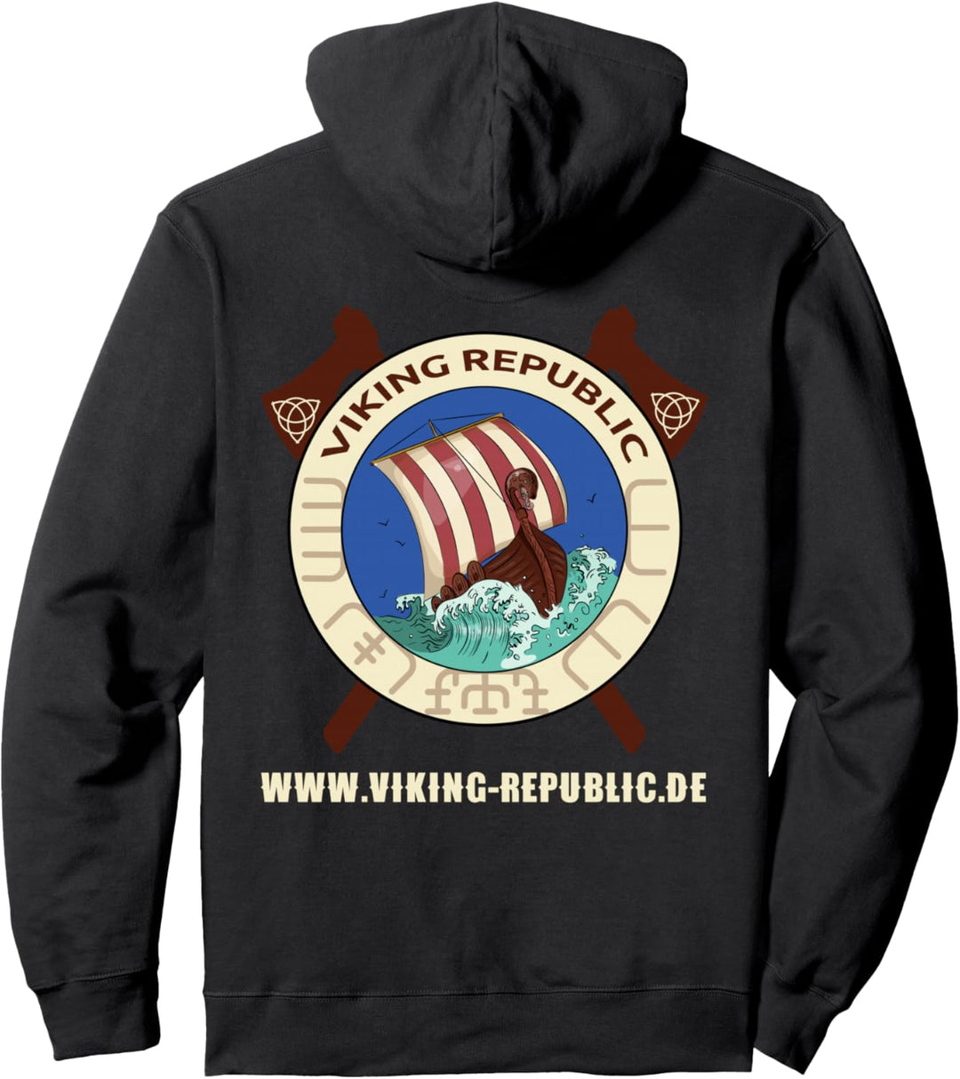 Viking Republic Schweden Camp Pullover Hoodie