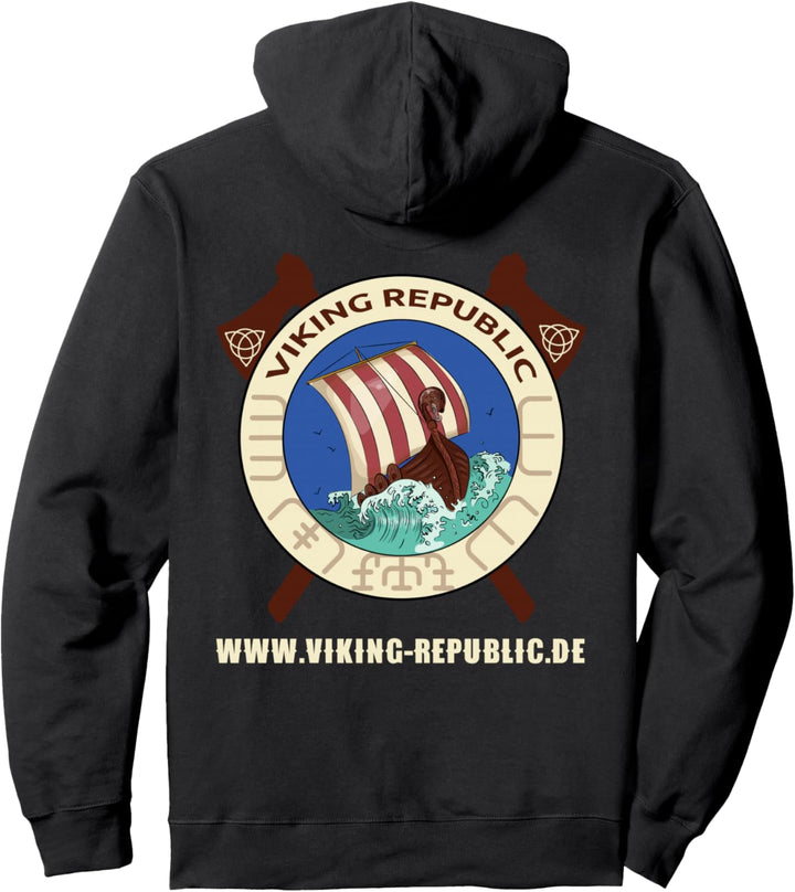 Viking Republic Schweden Camp Pullover Hoodie