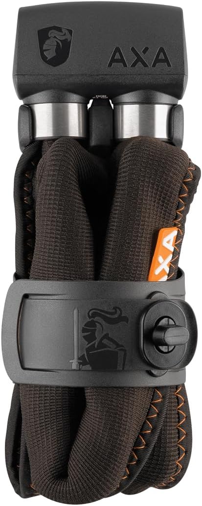 Axa Faltschloss Foldable Lock 800 Länge 100 cm Level 9 inkl. Fahrradklingel