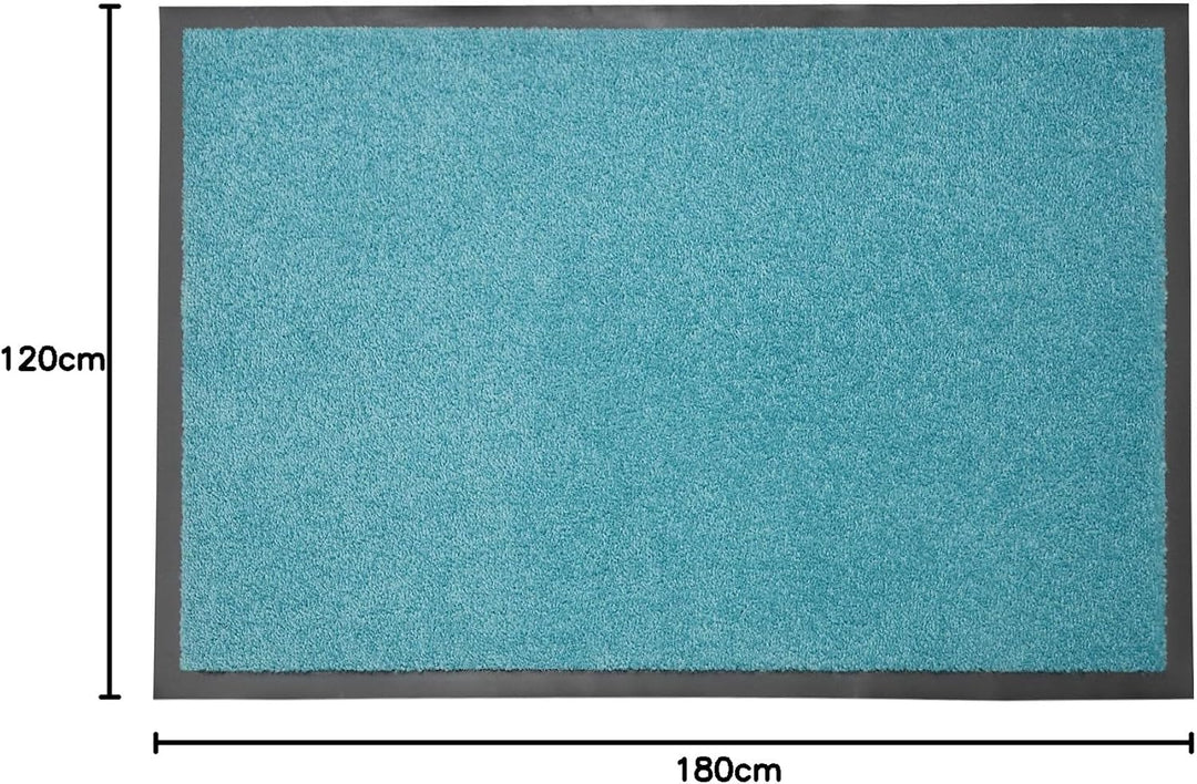 Floordirekt Schmutzfangmatte Monochrom | Fussmatte in 10 Grössen & 8 Farben | Türmatte für innen & a