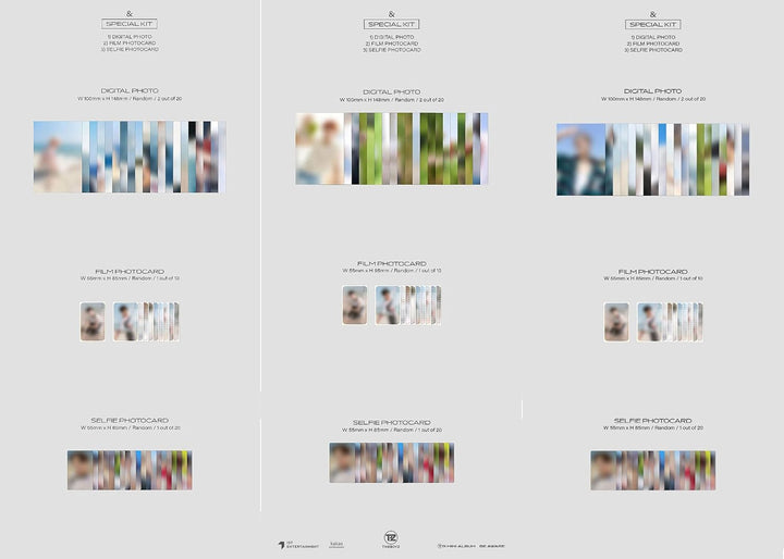 THE BOYZ BE AWARE 7th Mini Album ( DENIAL + DESIRE + DOCUMENT - 3 Version Full Set. )+1ea Store Gift