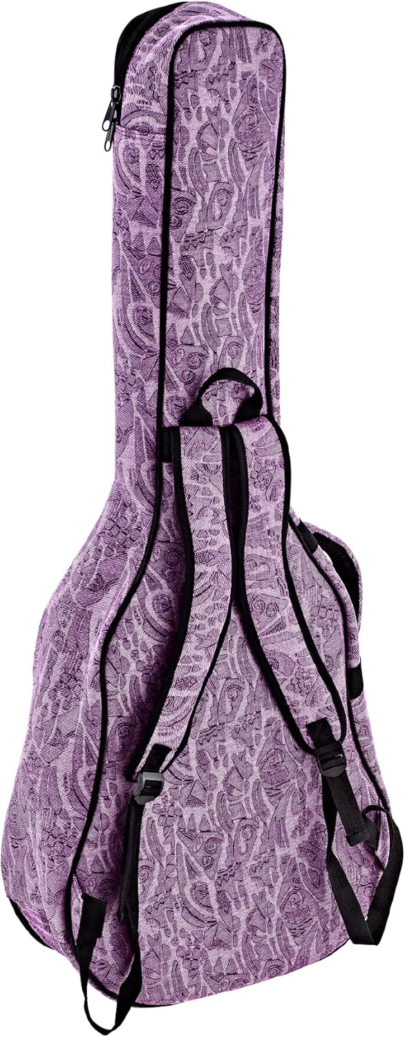 ORTEGA Gigbag für 4/4 Gitarre - Denim Look Purple (OGBCL-PUJ) Denim Purple, Denim Purple