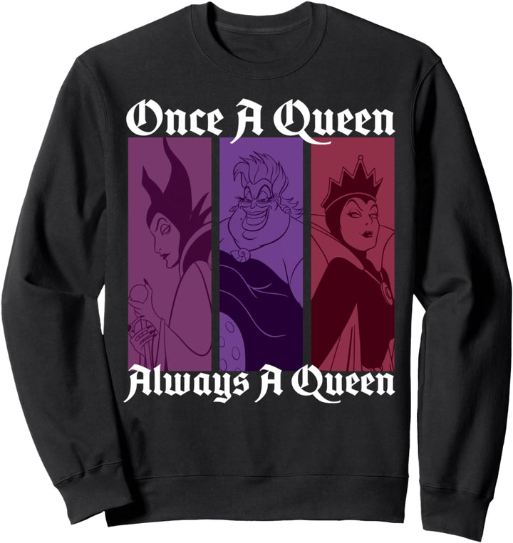 Disney Villains Once A Queen Always A Queen Panel Sweatshirt