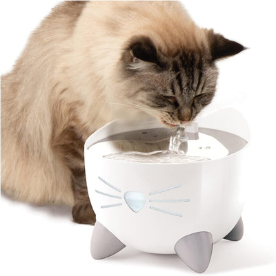 Catit Pixi Smart Trinkbrunnen für Katzen, Steuerung via App, 2L Wasserreservoir